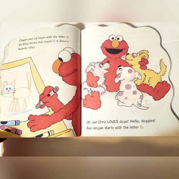 2005 Elmo SESAME STREET Elmo's ABC Book!! - Picture 4 of 6